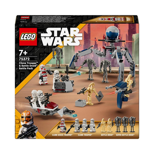 Lego - Star Wars Pack de combat des Clone Troopers™ et Droïdes de combat Lego  - LEGO Star Wars Briques Lego