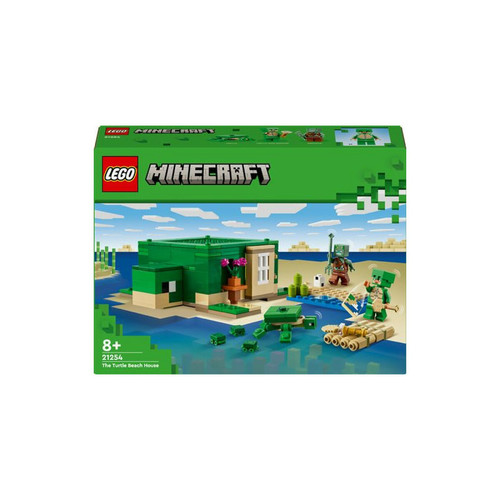 Lego - LEGO® Minecraft® 21254 La maison de la plage de la tortue Lego  - Maison lego