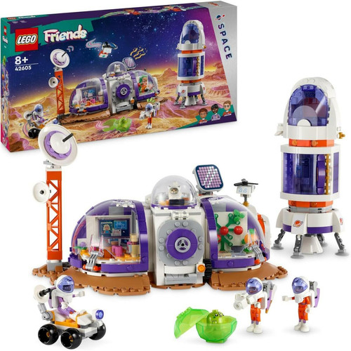 Lego - 42605 La station spatiale martienne et la fusée LEGO® Friends Lego  - LEGO Friends Briques Lego