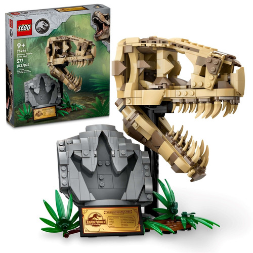 Briques Lego Lego Jurassic World Les fossiles de dinosaures : le crâne du T. rex