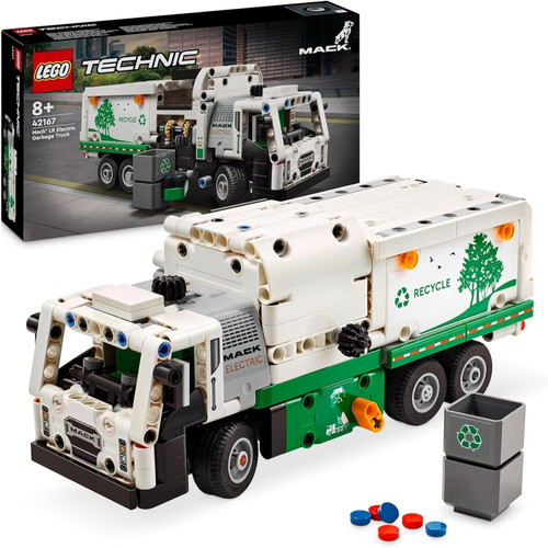 Lego - Mack® LR Electric Camion poubelle Lego  - Briques Lego