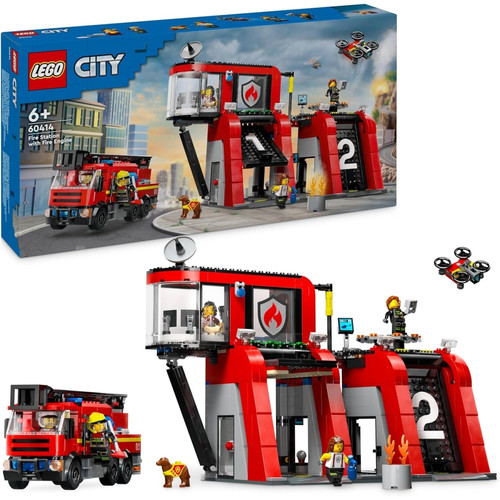 Lego - La caserne et le camion de pompiers Lego  - Lego
