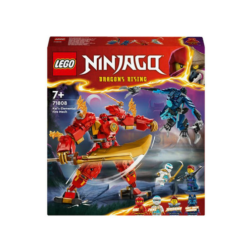 Lego - LEGO® NINJAGO® 71808 Le robot élémentaire du feu de Kai Lego  - LEGO Ninjago Briques Lego