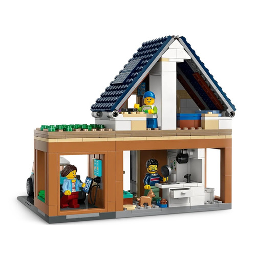 Lego City La maison familiale et la voiture électrique