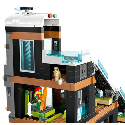 Briques Lego City Le complexe de ski et d'escalade