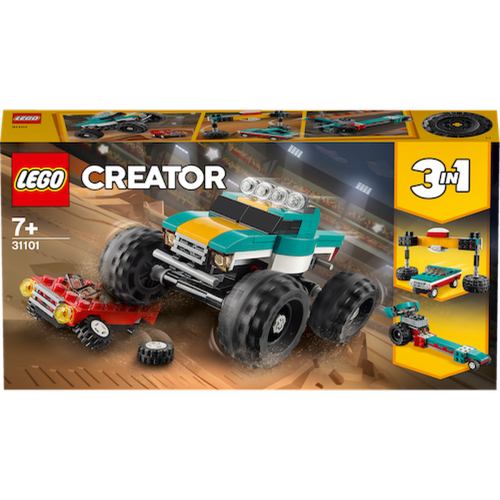 Lego - 31101  Le Monster Truck LEGO® Creator Lego  - LEGO Creator Briques Lego