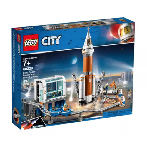 Lego - 60228 La fusee spatiale et sa station de lancement LEGO® City Lego  - LEGO City Briques Lego