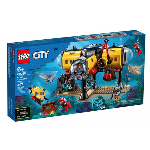 Lego - 60265 La base d exploration oceanique LEGO® City - Jeux de construction