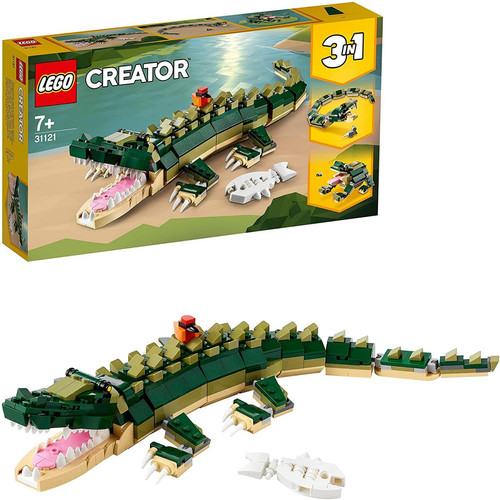 Lego - Creator 3-en-1 Le crocodile Lego  - Briques Lego