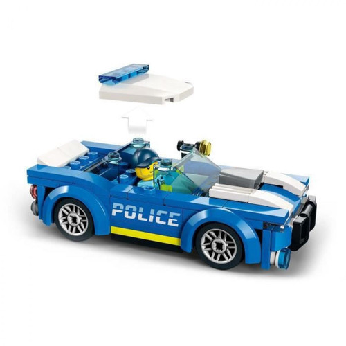 Briques Lego LEGO 60312 City La Voiture de Police, Jouet pour Enfants des 5 ans avec Minifigure Officier, Idée de Cadeau, Série Aventures