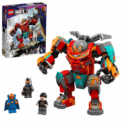 Lego - LEGO 76194 Marvel L'Armure Sakaarienne d'Iron Man de Tony Stark, Figurine Marvel pour Enfants âgés de 8 ans et plus - Marvel Avengers Jeux & Jouets