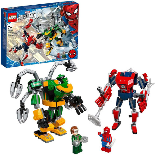 Lego - Spiderman La bataille des robots de Spider-Man et Docteur Octopus Lego  - Lego robotique