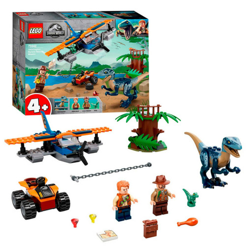 Lego - LEGO 75942 Velociraptor: Biplane Rescue Mission Lego - Jeux de construction