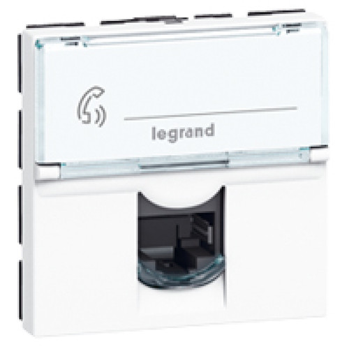 Legrand - Legrand   076565   Prise RJ45 categorie 6 FTP Mosaic 2 modules   Blanc Legrand  - Marchand Stortle