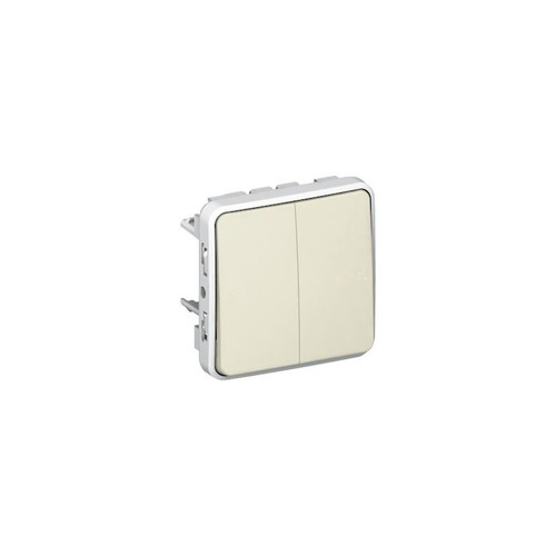 Legrand - Double interrupteur  vaetvient étanche Plexo composable IP55 10AX 250V blanc Legrand  - Interrupteurs & Prises