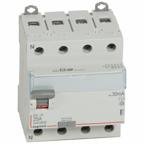 Legrand - interrupteur différentiel legrand dx3 25a 300ma 4 poles type ac - vis / vis Legrand  - Interrupteurs différentiels