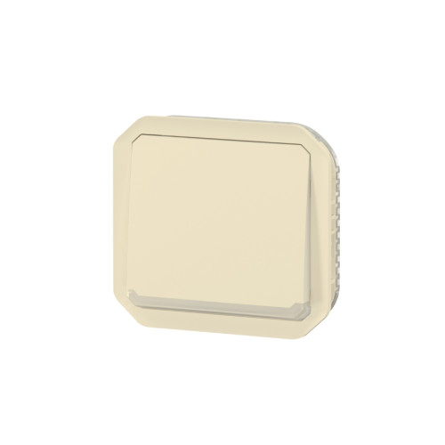 Legrand - bouton poussoir inverseur - no/nc - lumineux - beige - composable - legrand plexo 069826l - Interrupteurs et prises étanches