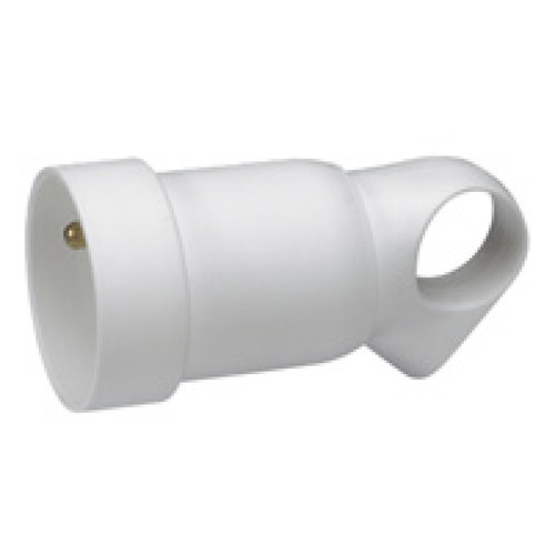 Legrand Prolongateur plastique 2PT 16A à anneau  blanc