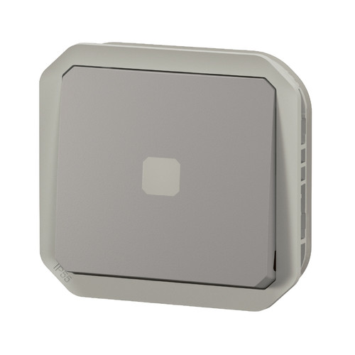 Legrand -interrupteur temporisé - lumineux - sans neutre - gris - composable - legrand plexo 069504l Legrand  - Interrupteurs et prises étanches