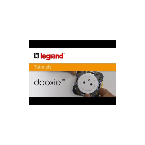 Interrupteurs et prises en saillie plaque legrand dooxie - 1 poste - style inox brossé - legrand 600871