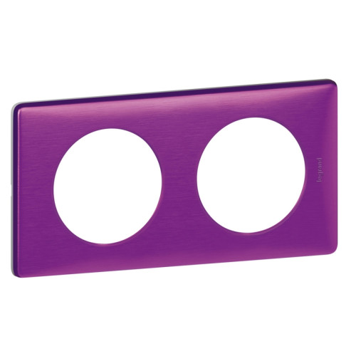 Legrand - plaque legrand céliane 2 postes violet irisé Legrand  - Interrupteurs & Prises
