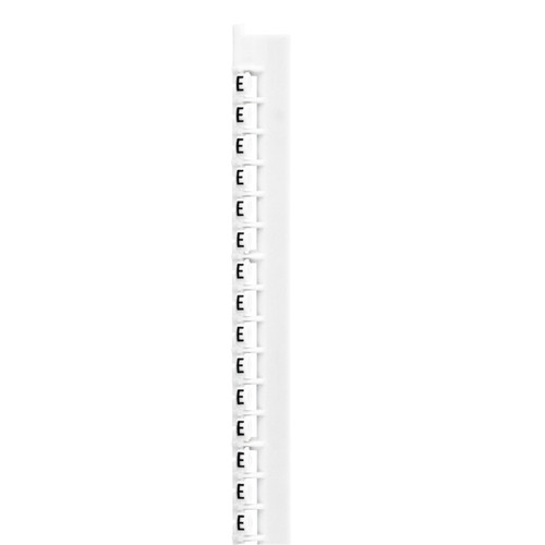 Accessoires de câblage Legrand repère legrand memocab - lettre e - blanc - largeur 2.3 mm