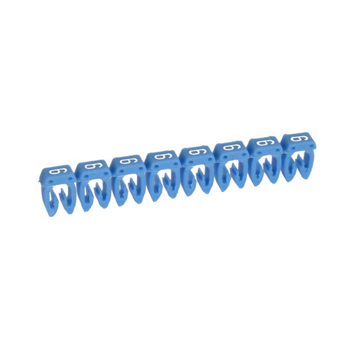 Legrand - repère pour fil de 0.5 à 1.5 mm2 - chiffre 6 - couleur bleu - legrand cab 3 Legrand  - Câblage & Dérivation Legrand