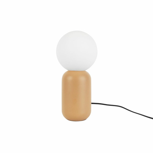 Leitmotiv - Lampe à poser design boule Gala - H. 32 cm - Leitmotiv - Maison Marron noir