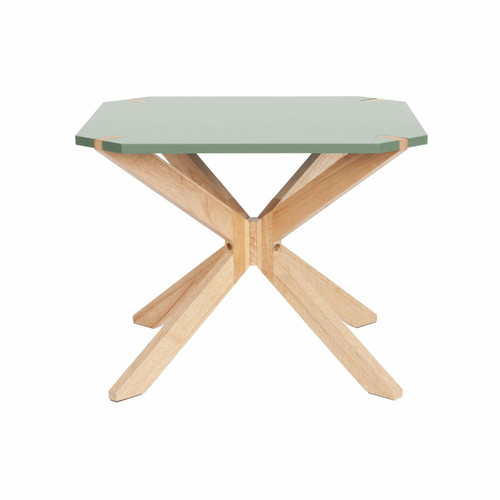Leitmotiv - Table basse scandinave Miste - L. 60 x H. 40 cm - Vert Leitmotiv  - Table basse 60 sur 60 cm h de 40 cm