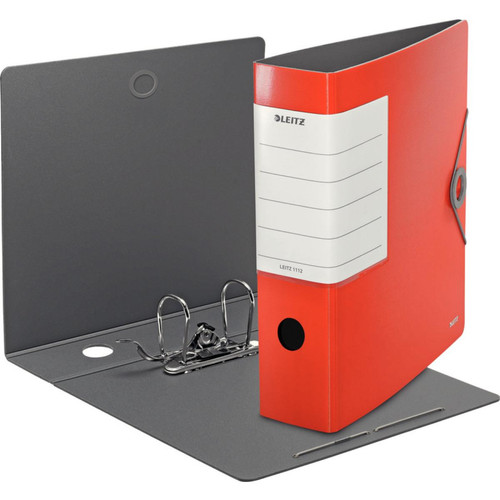Leitz - LEITZ Classeur Solide, 180 degrés, 82 mm, rouge clair () Leitz  - Mobilier de bureau Rouge noir