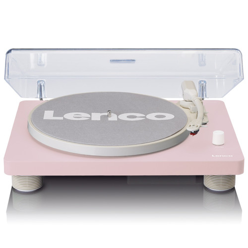 Platine Lenco Platine vinyle avec haut-parleurs intégrés et encodage USB  LS-50PK Rose
