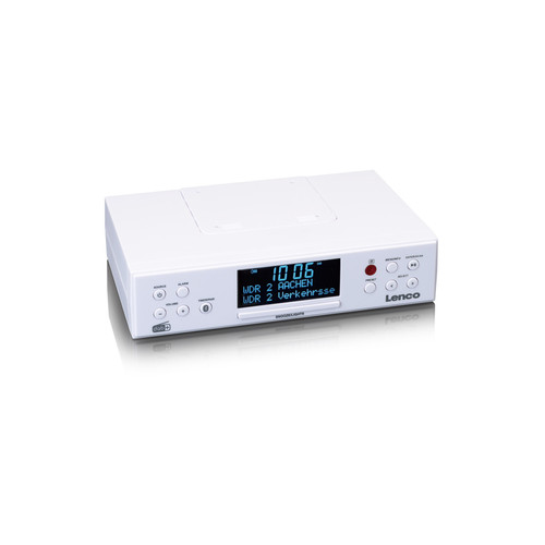 Radio Radio de cuisine DAB+/FM avec Bluetooth®, éclairage LED et minuterie KCR-190WH Blanc