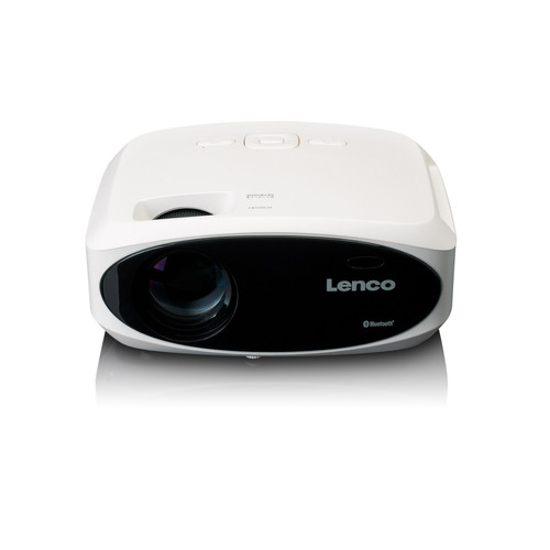 Vidéoprojecteurs polyvalent Lenco Lenco LPJ-900WH - Projecteur Full HD, lumineux et net avec 250 Lumens, 510cm de projection - Blanc