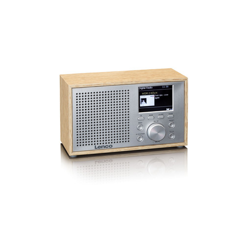 Radio Radio DAB+/FM compacte et élégante avec Bluetooth® et caisson en bois DAR-017WH Bois
