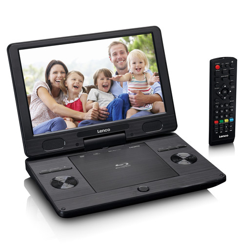 Lenco - Lecteur DVD portable/Blu-ray 11.5" avec USB et SD BRP-1150BK Noir - Bonnes affaires Lecteur DVD - Enregistreurs DVD- Blu-ray