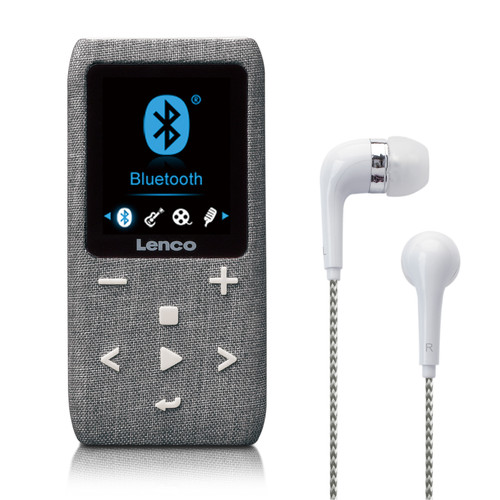 Lenco - Lecteur MP3/MP4 avec Bluetooth® et carte micro SD de 8 Go Xemio-861GY Anthracite - MP3