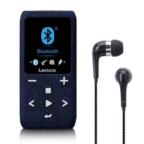 Lenco - Lecteur MP3/MP4 avec Bluetooth® et carte micro SD de 8 Go Xemio-861BU Bleu - Lecteur MP3 / MP4 Sans usb