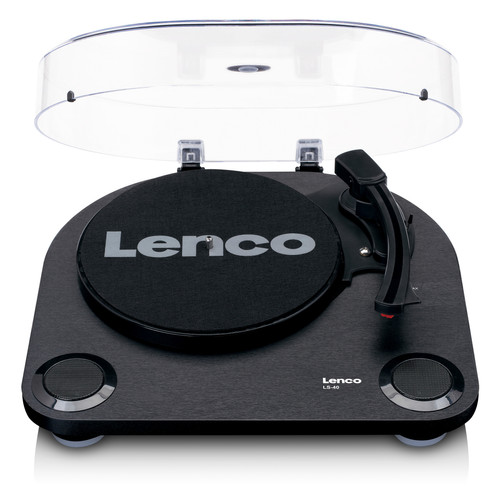 Lenco - Platine vinyle à haut-parleurs intégrés LS-40BK Noir Lenco  - Platine vinyle enceinte