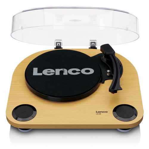 Lenco - Platine vinyle à haut-parleurs intégrés LS-40WD Bois Lenco  - Platine vinyle enceinte