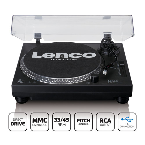 Lenco Platine vinyle L-3818BK Noir