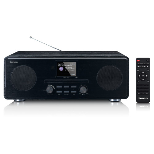 Lenco - Radio DAB+/FM avec lecteur CD et Bluetooth® DAR-061BK Noir Lenco  - Radio