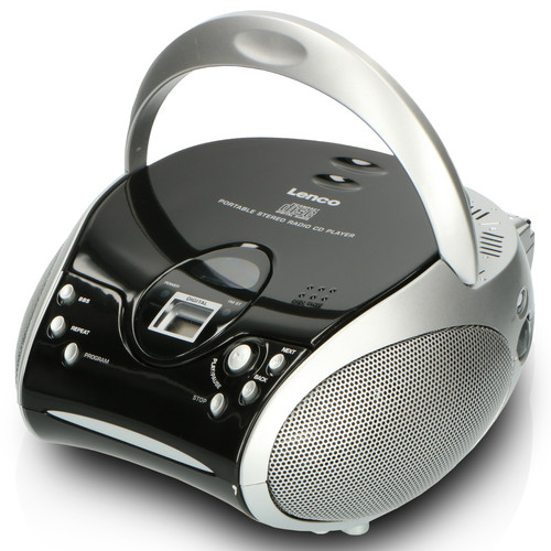 Radio Radio portable avec lecteur CD SCD-24 Black/Silver Noir-Argent