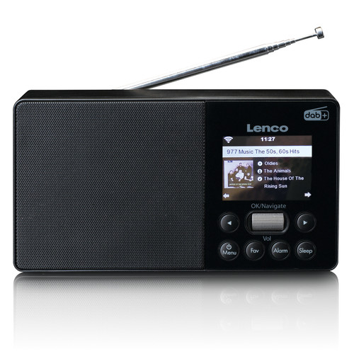 Lenco - Radio portable Internet, DAB+, FM PIR-510BK Noir - Radio fm