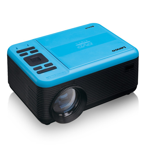 Lenco - Video projecteur LCD avec lecteur DVD et Bluetooth® LPJ-500BU Noir-Bleu Lenco  - Vidéoprojecteur