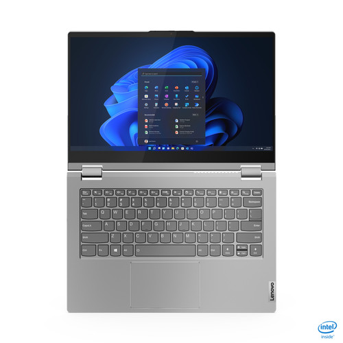 PC Portable Lenovo ThinkBook 14s Yoga Hybride (2-en-1) 35,6 cm (14') Écran tactile Full HD Intel® Core™ i7 i7-1355U 16 Go DDR4-SDRAM 512 Go SSD Wi-Fi 6 (802.11ax) Windows 11 Pro Gris