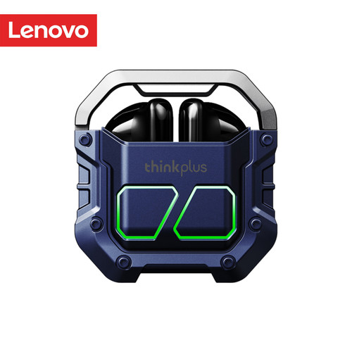 Lenovo - Lenovo XT81 Casque Bluetooth sans fil Bluetooth 5.3 Touch Control Microphone intégré avec compartiment de charge 250mAh,Bleu Lenovo  - Casque Bluetooth Casque