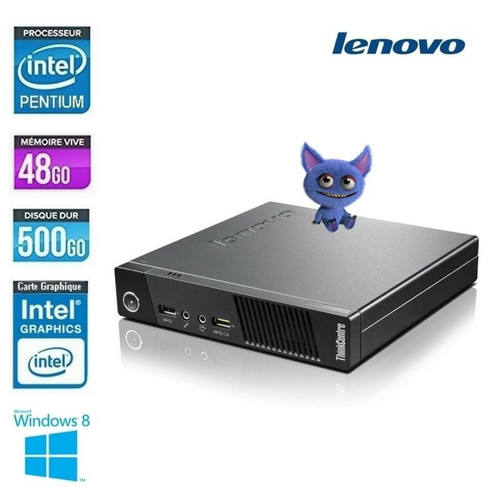 Lenovo - LENOVO THINKCENTRE TINY M53 PENTIUM J2900 2.41Ghz Lenovo  - Produits reconditionnés et d'occasion