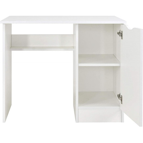 Leomark Bureau blanc avec étagère ROMA - La Licorne