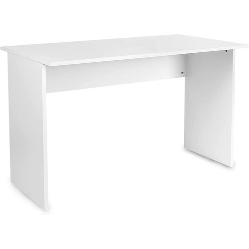 Bureau et table enfant Leomark Bureau simple en bois blanc