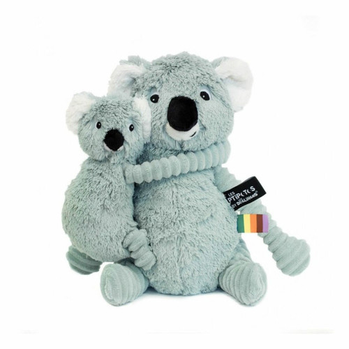 Les Deglingos - Peluche koala et son bébé menthe Trankilou Les Ptipotos - Les Déglingos Les Deglingos  - Animaux Les Deglingos